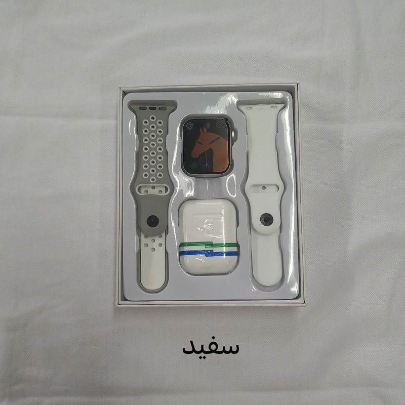 ساعت هوشمند مدل مدل w 26 Pro Max series8 2024 دارای قابلیت های صفحه نمایش رنگی، کنترل موسیقی (Music Player) بند سیلیکون