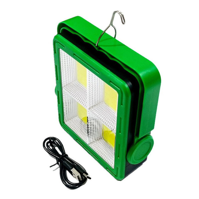 نور افکن دستی مدل خورشیدی کد 9805A با نور مهتابی