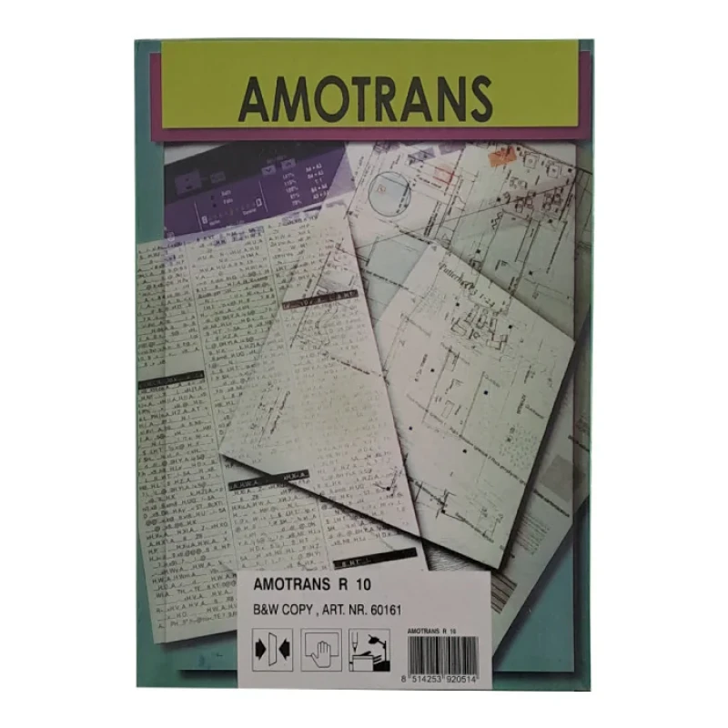 طلق آموترانس کد R10 سایز A4 بسته 100 عددی