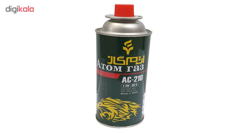 کپسول گاز اتم گاز مدل S50 حجم 220 گرم بسته 4 عددی