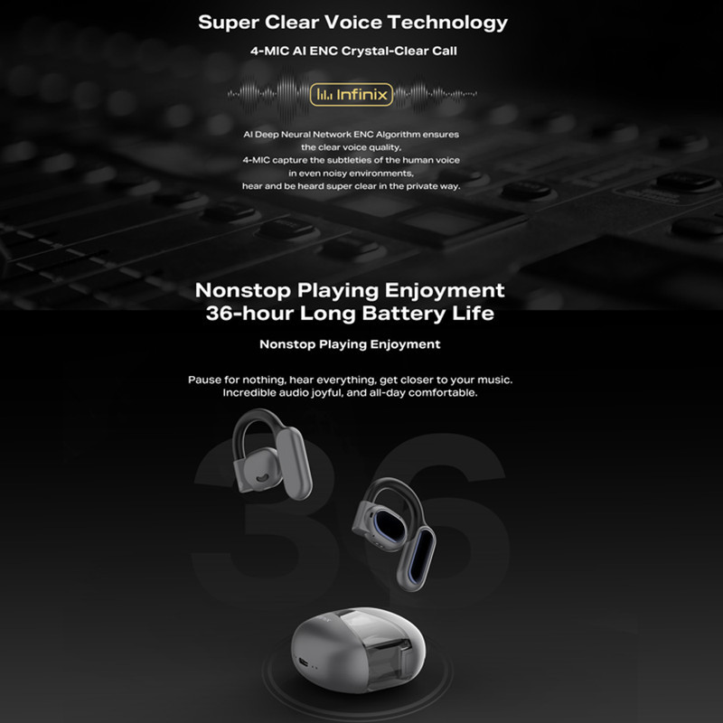 هدفون بلوتوثی اینفینیکس مدل XBuds 3 Loop