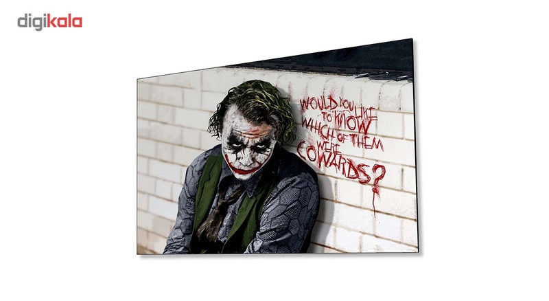 تابلو شاسی ونسونی طرح Joker Cowards سایز 50 × 70