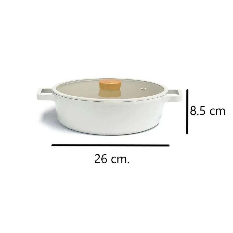 قابلمه نیوفلیم مدل LOW STROCKPOT سایز 26
