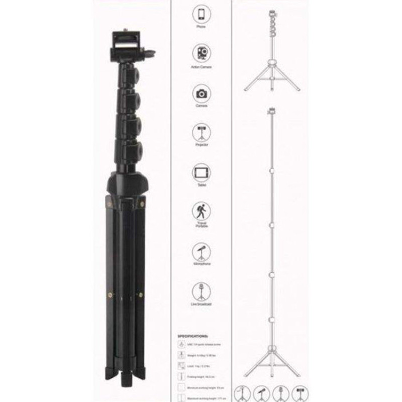 سه پایه دوربین جی ماری مدل MT-36 کد 196 مجموعه 4 عددی