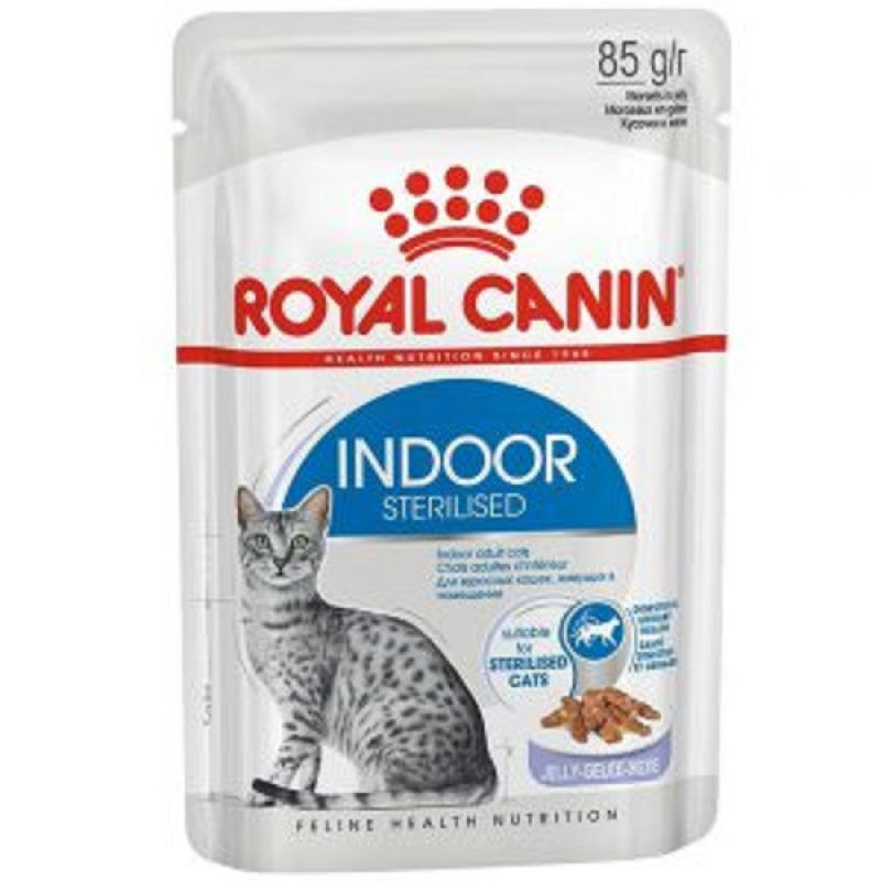 پوچ گربه رویال کنین مدل Royal canin Indoor sterilised وزن 85 گرم