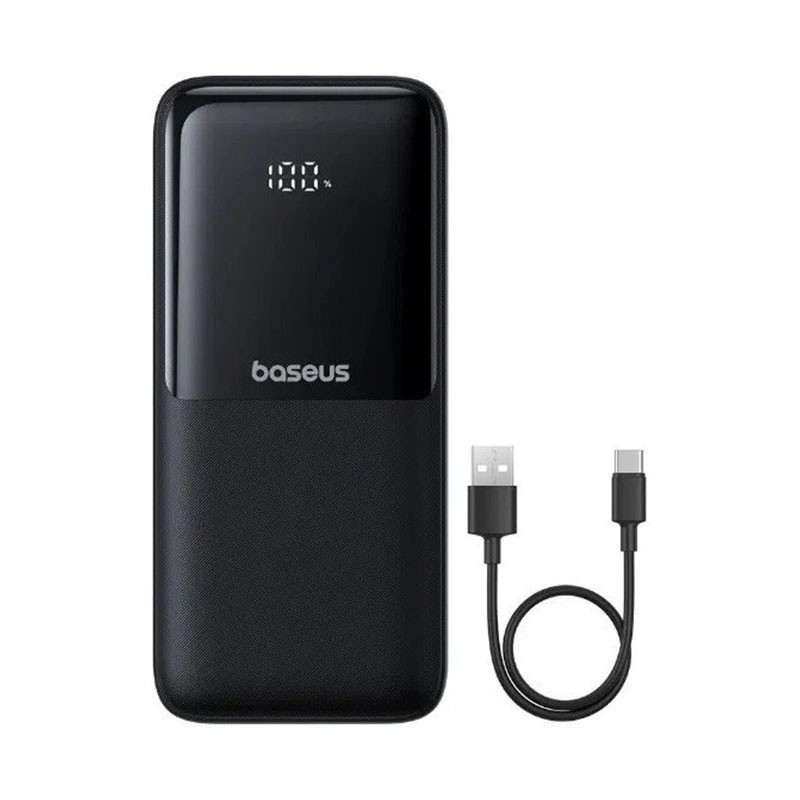 پاوربانک 22 وات بیسوس مدل LIPOW Dual ظرفیت 20000 میلی‌آمپرساعت به همراه کابل USB-C و لایتنینگ