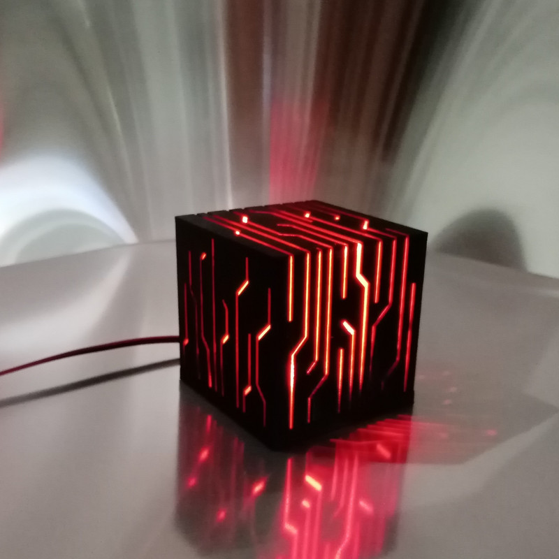 چراغ خواب مدل مکعب تکنو مدل mini1 RGB
