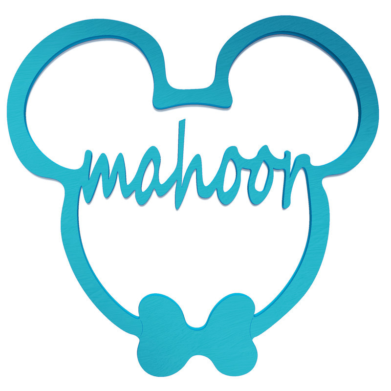 دیوارکوب آرتافرین مدل اسم ماهور طرح Mickey Mouse