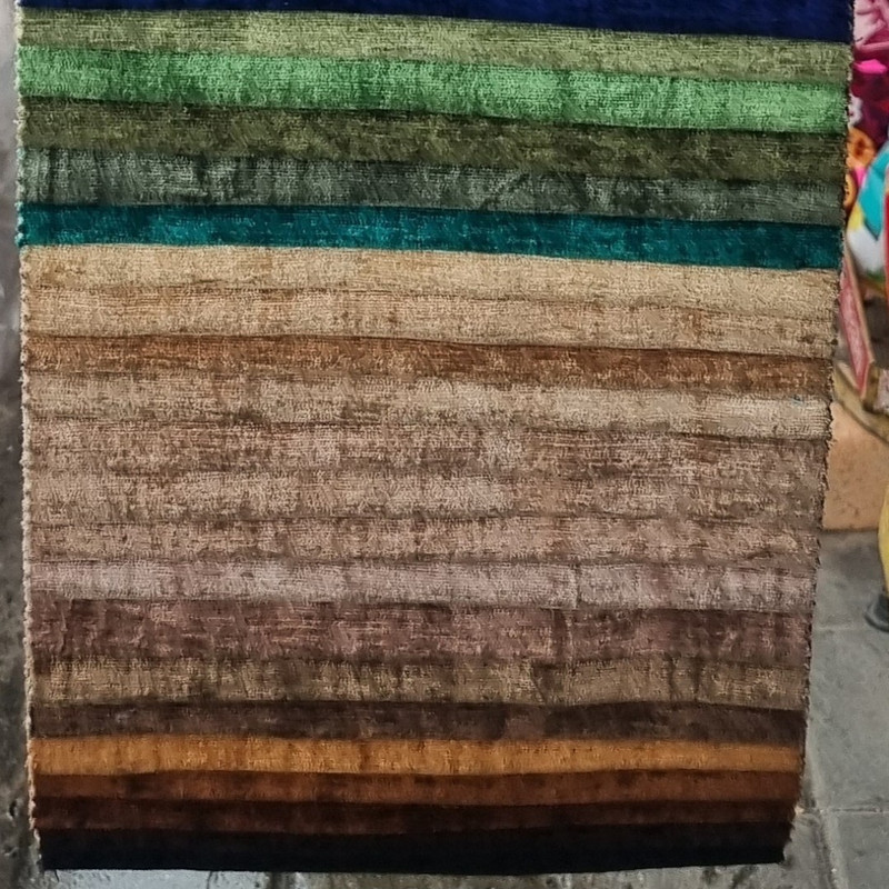 پرده مدل  پانچ مخمل ساده شانل سایز 280x145 سانتی‌متر