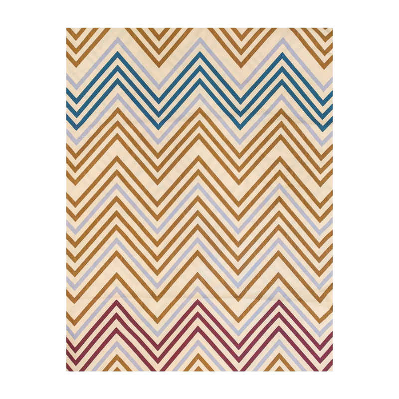 روکش لحاف آدنو مدل Zigzag کد IR38 دونفره سایز 220x240 سانتی متر