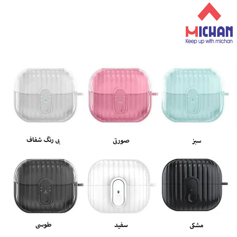 کاور میچان مدل Transparent مناسب برای کیس سامسونگ Galaxy Buds 33 pro