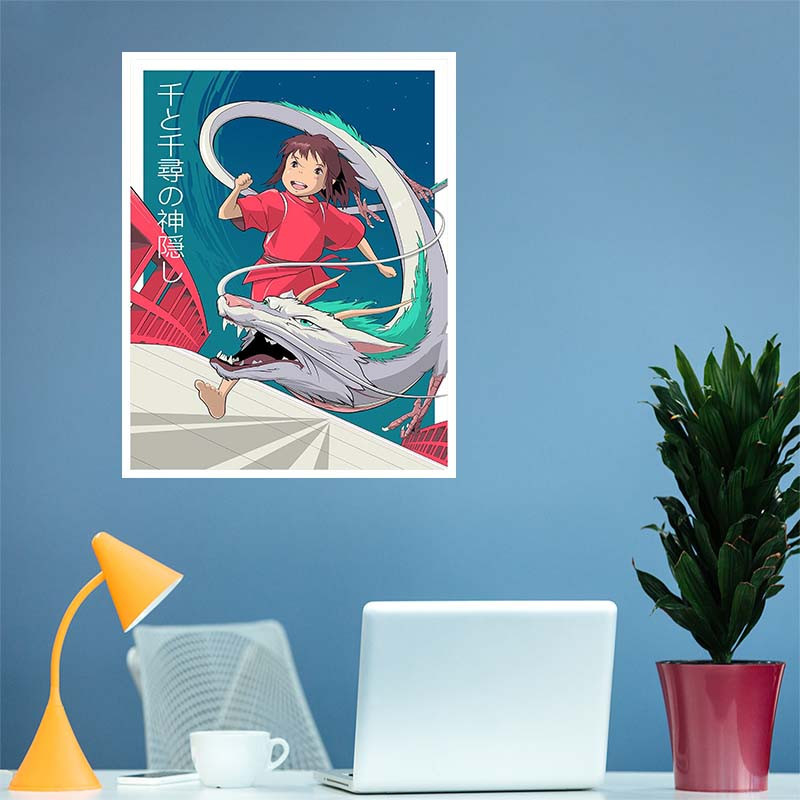 پوستر کارنيکا طرح شهر ارواح Spirited Away کد 64763 مجموعه 8 عددی