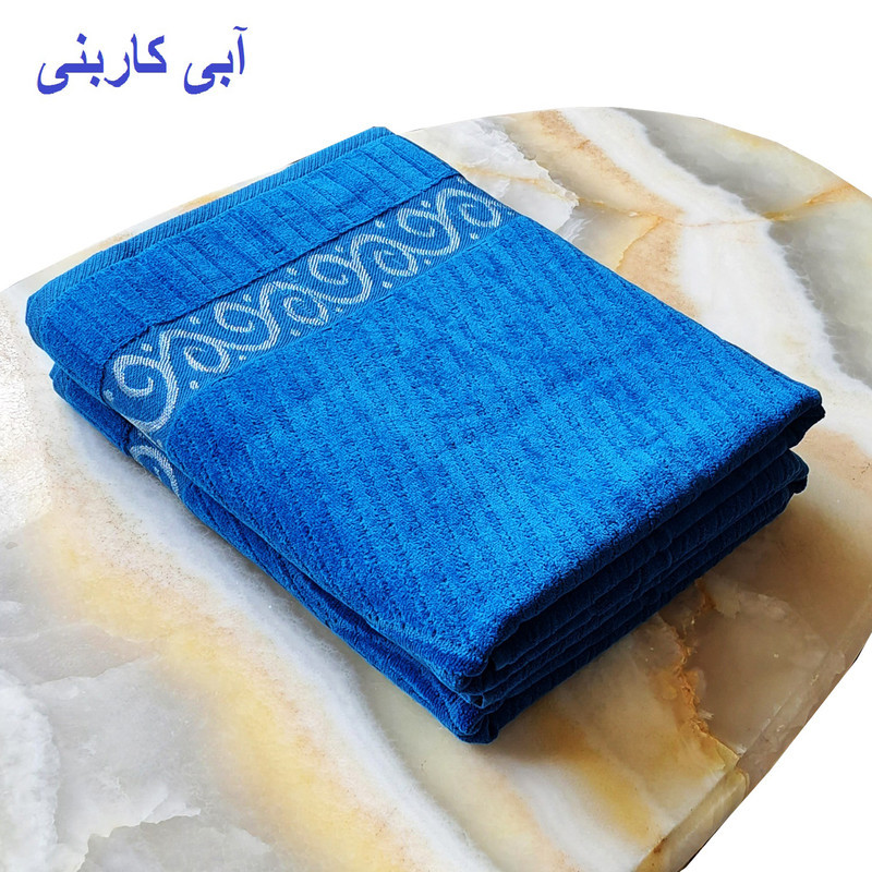 حوله حمام هنرمند طرح پانیما کد SL-1405 سایز 100x150 سانتی متر