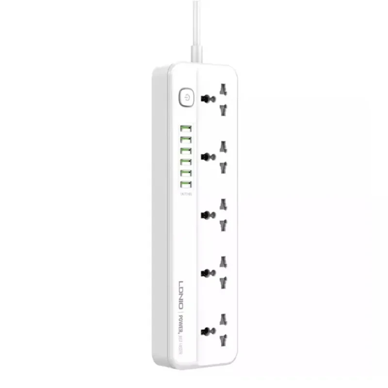 چندراهی برق الدینیو مدل  SC-5614 Multi-way Power Supply And 6 USB Port Charger