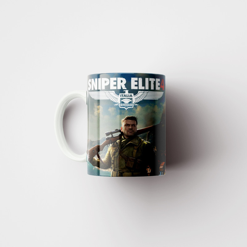 ماگ طرح بازی نخبه تک تیرانداز Sniper Elite کد SniperElite-07