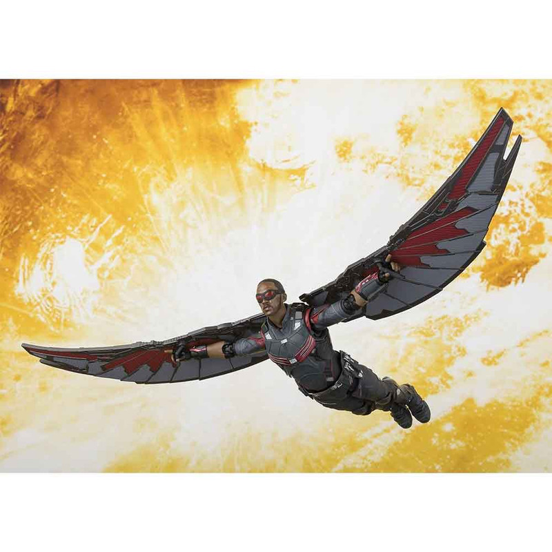 اکشن فیگور مدل فالکون طرح Falcon Avengers Infinity War SHF ارتفاع 15 سانتی‌متر