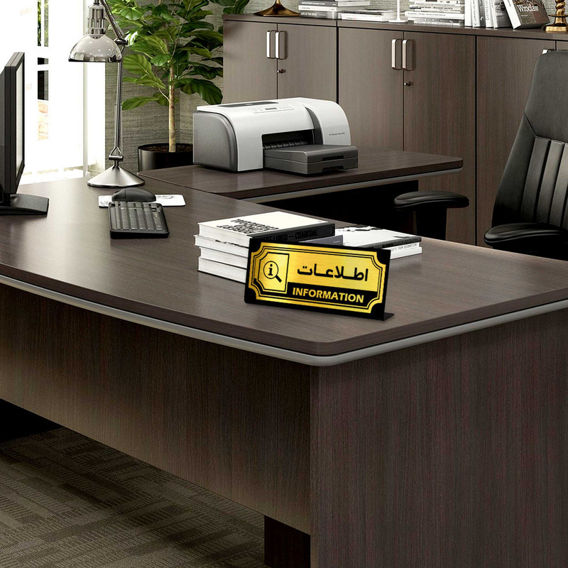 استند رومیزی اداری آژنگ طرح اطلاعات کد SOFC-1