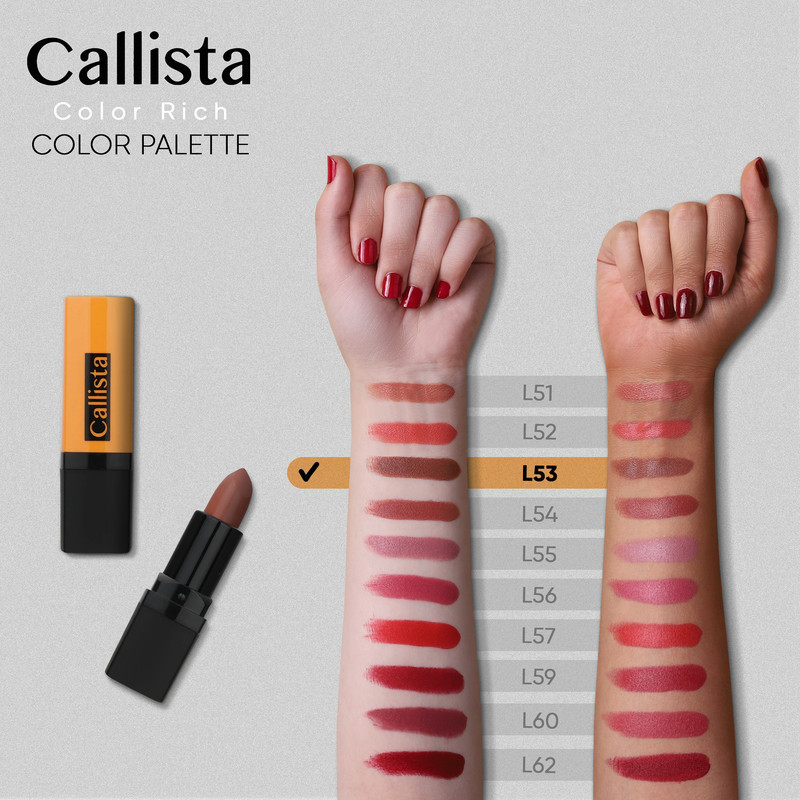 رژ لب جامد کالیستا مدل Color Rich شماره L53