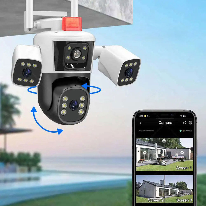 دوربین مداربسته تحت شبکه مدل سه مگاپیکسل کد QQ-849-WP