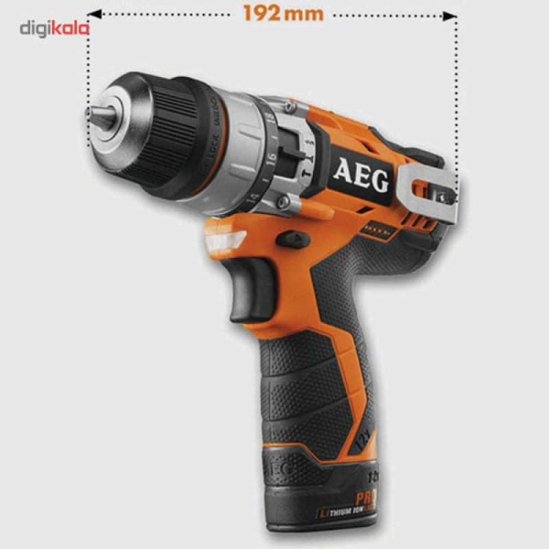 دریل پیچ گوشتی چکشی شارژی آاگ مدل BSB 12C2