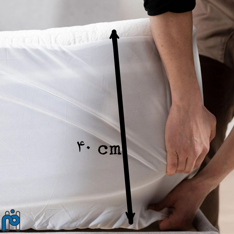 محافظ تشک نیکیا مدل ضد آب  دو نفره سایز 140×200 سانتی متر
