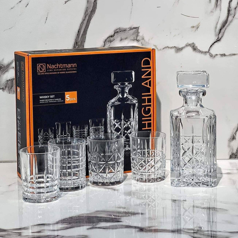 سرویس پارچ و لیوان 5 پارچه ناخمن مدل Highland