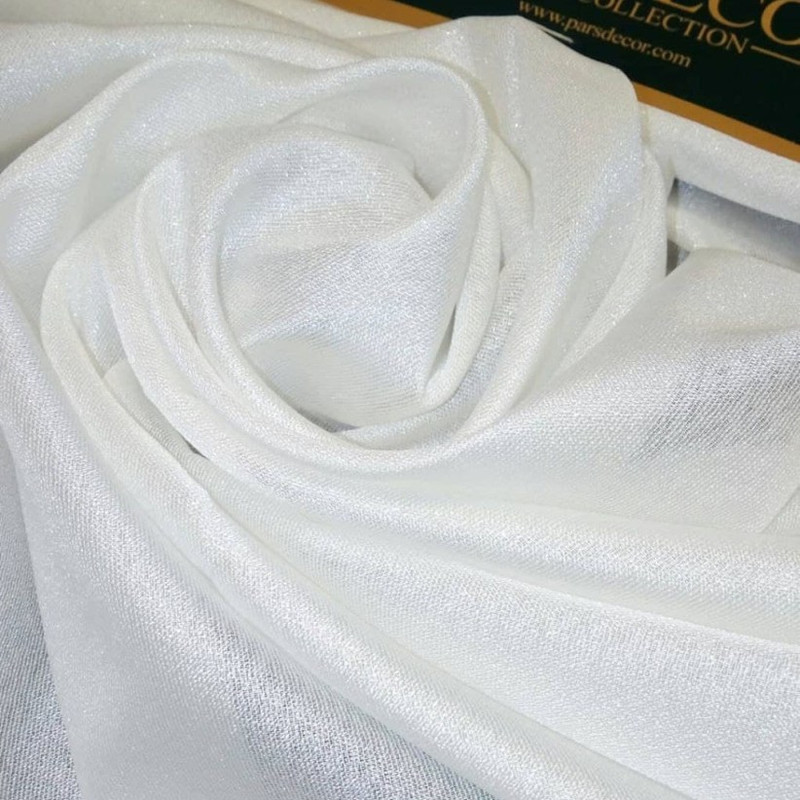 پرده پرهام دکور مدل حریر ساده پانچ سایز 275×140 سانتیمتر