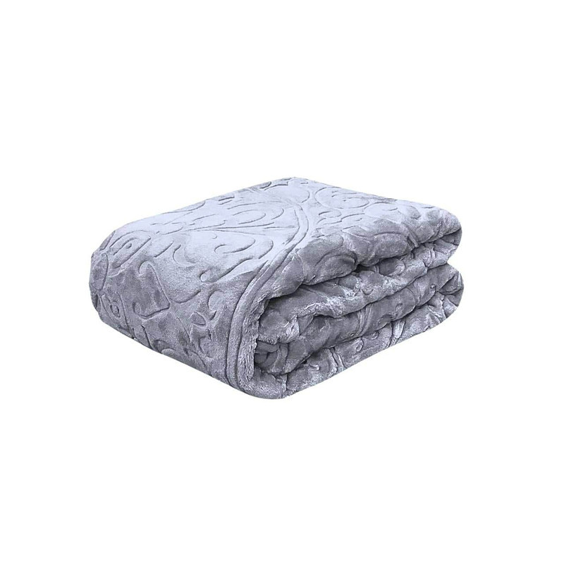 پتو یک نفره گلبافت مدل الوان گل برجسته سایز 220x160 سانتی‌متر