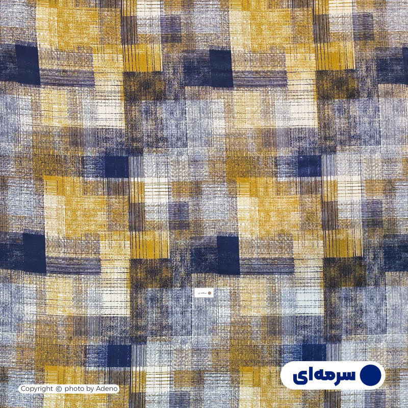 کاور لحاف آدنو مدل شطرنجی کد CH101 یک نفره سایز 160x220 سانتی متر
