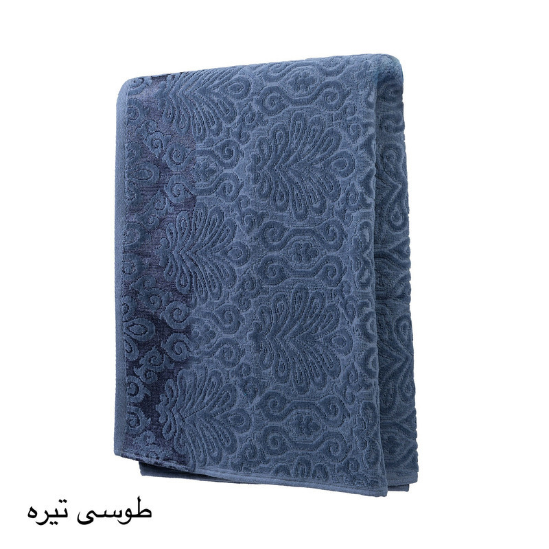 حوله حمام هنرمند مدل سلطنتی سایز 100x165 سانتی متر