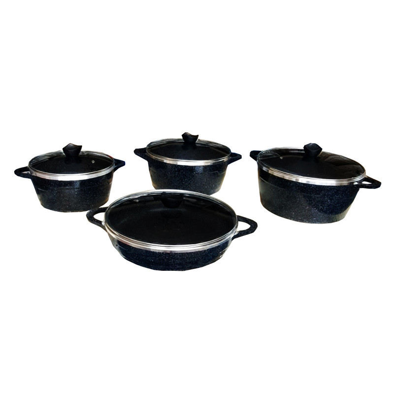 سرویس قابلمه چدنی 8 پارچه لایف استایل مدل BEST
