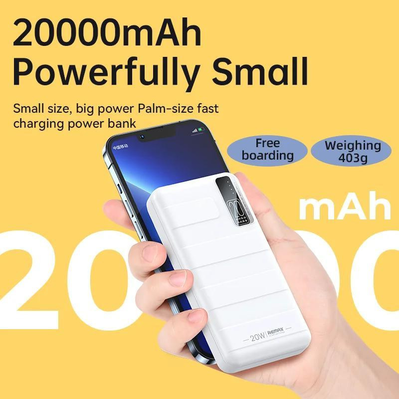 پاوربانک ریمکس مدل RPP-316 ظرفیت 20000 میلی آمپر ساعت