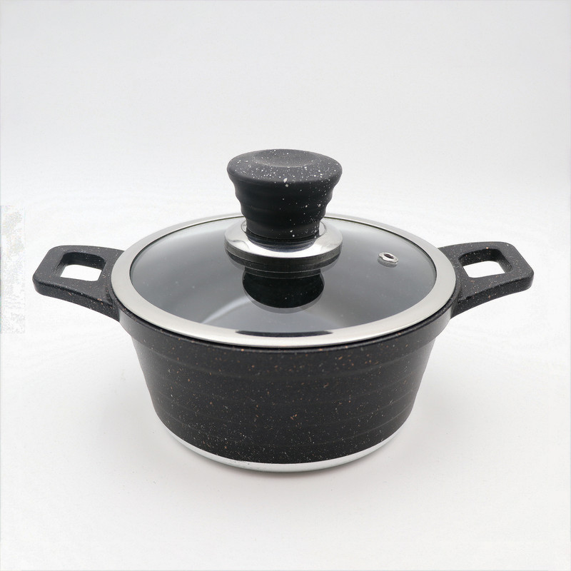 سرویس قابلمه و تابه گرانیتی 17 پارچه نیولایف مدل AFRA-6317