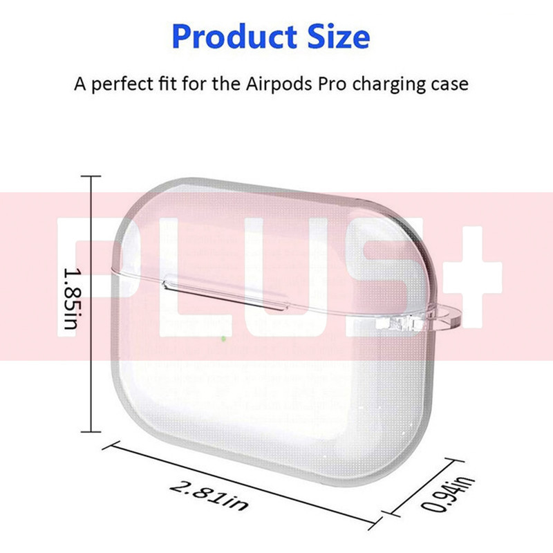 کاور پلاس مدل Clear-PL مناسب برای کیس اپل ایرپاد Airpods Pro