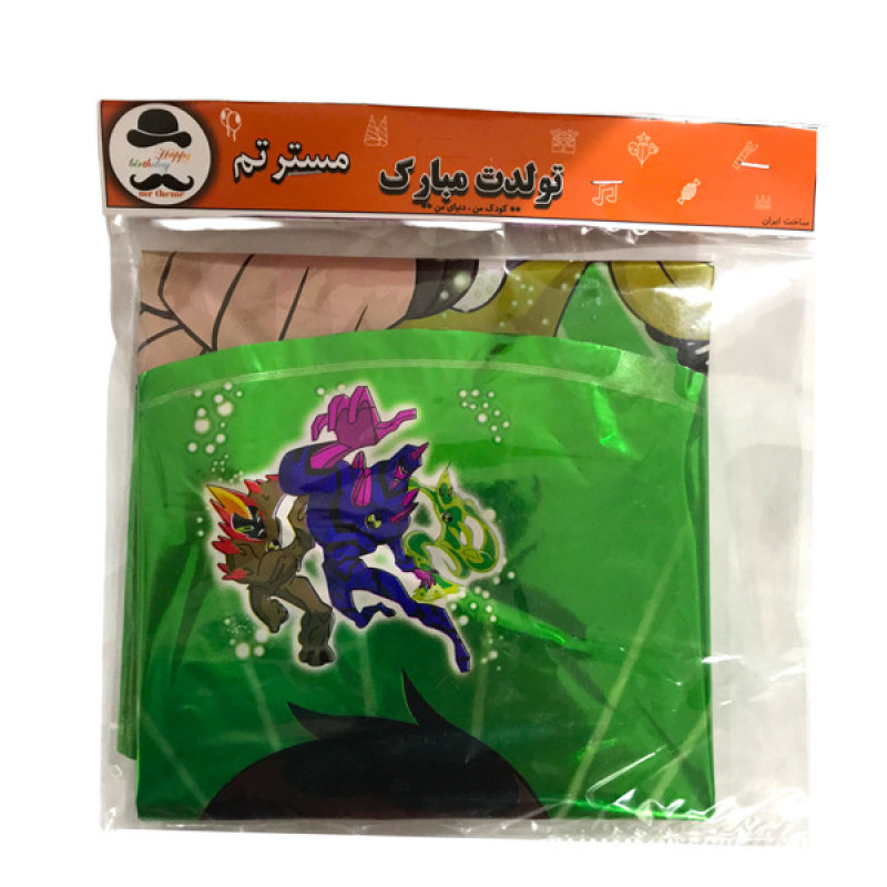 بادکنک فویلی مسترتم طرح بن تن پلاس