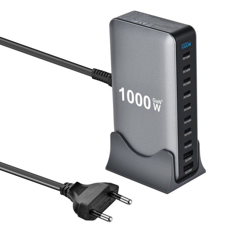 شارژر رومیزی 1000 وات 10 پورت مدل YMX-1000W