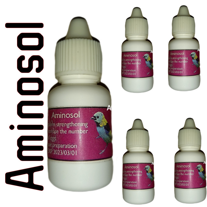 محلول افزایش تخم پرندگان زینتی آمینوسل کد 5ML حجم 5 میلی لیتر مجموعه 5 عددی