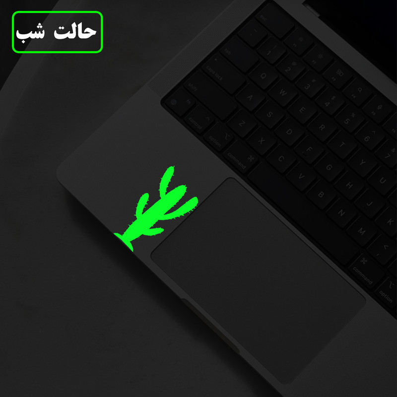 استیکر کلید و پریز مدل شبنما طرح کاکتوس کد 01