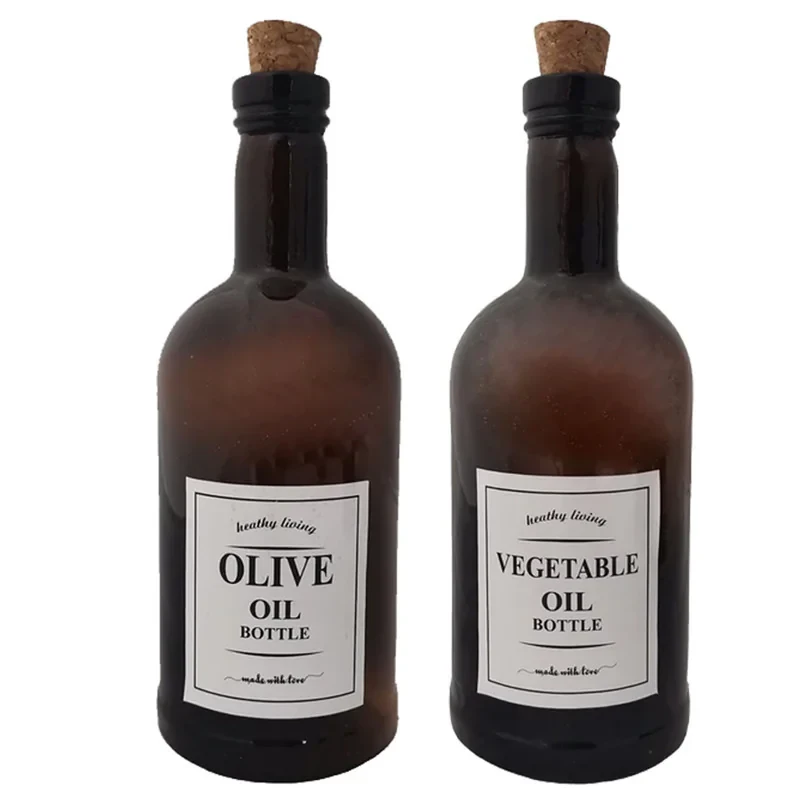 ظرف آبلیمو مدل Olive & vegtable oil کد 12 مجموعه دو عددی