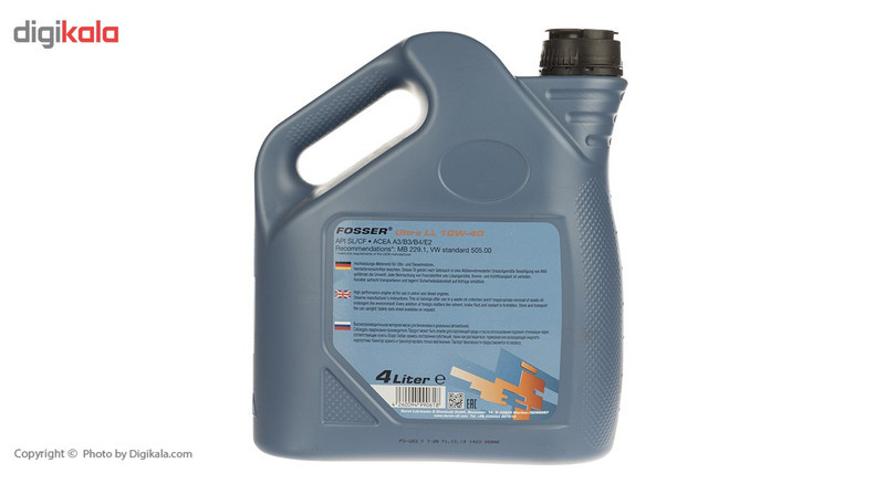 روغن موتور خودرو فوسر مدل Ultra LL 10W-40 حجم 4 لیتر
