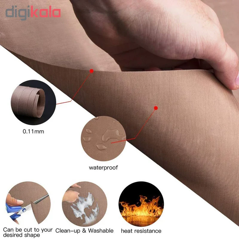 ورق نسوز آشپزی و شیرینی پزی مدل 4060 بسته 2 عددی
