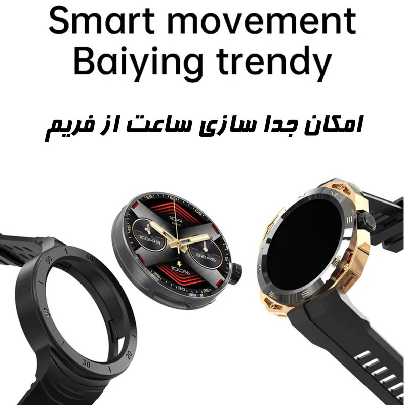 ساعت هوشمند مدل HW3 Cyber-Flicker Case
