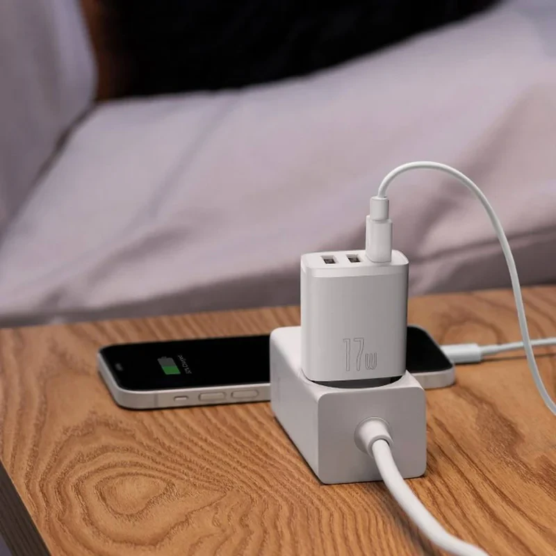 شارژر دیواری باسئوس مدل Compact Charger 3port