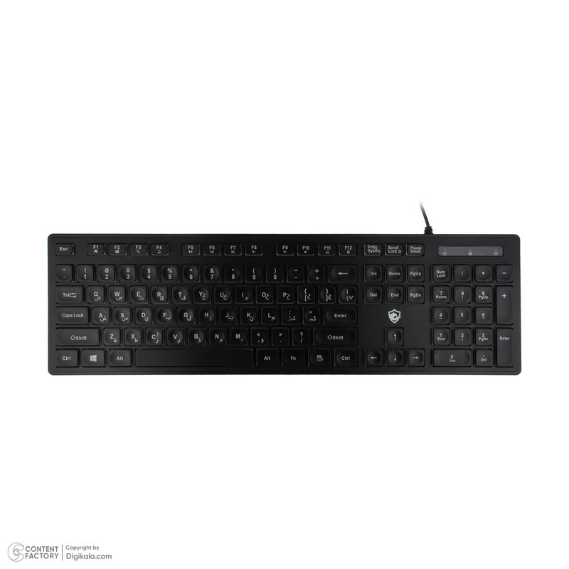 کیبورد گیمینگ بیاند مدل BGK-2010 سوئیچ ممبران، Full-Size، نورپردازی RGB