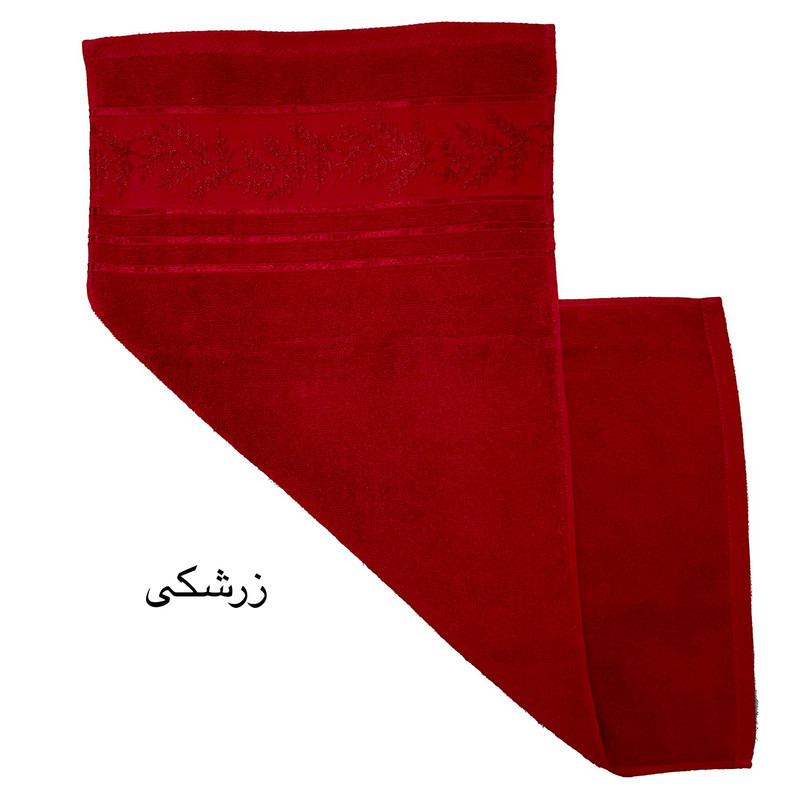 حوله دست و  صورت هنرمند مدل شاخه سایز 40x80 سانتی متر