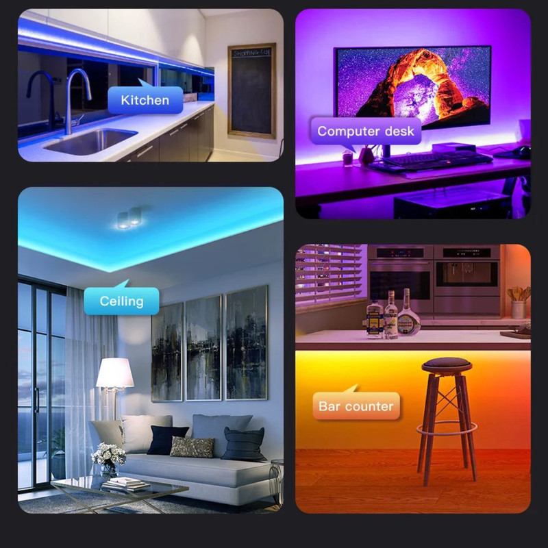 ریسه ال ای دی RGB مدل Modern.moods طول 5 متر