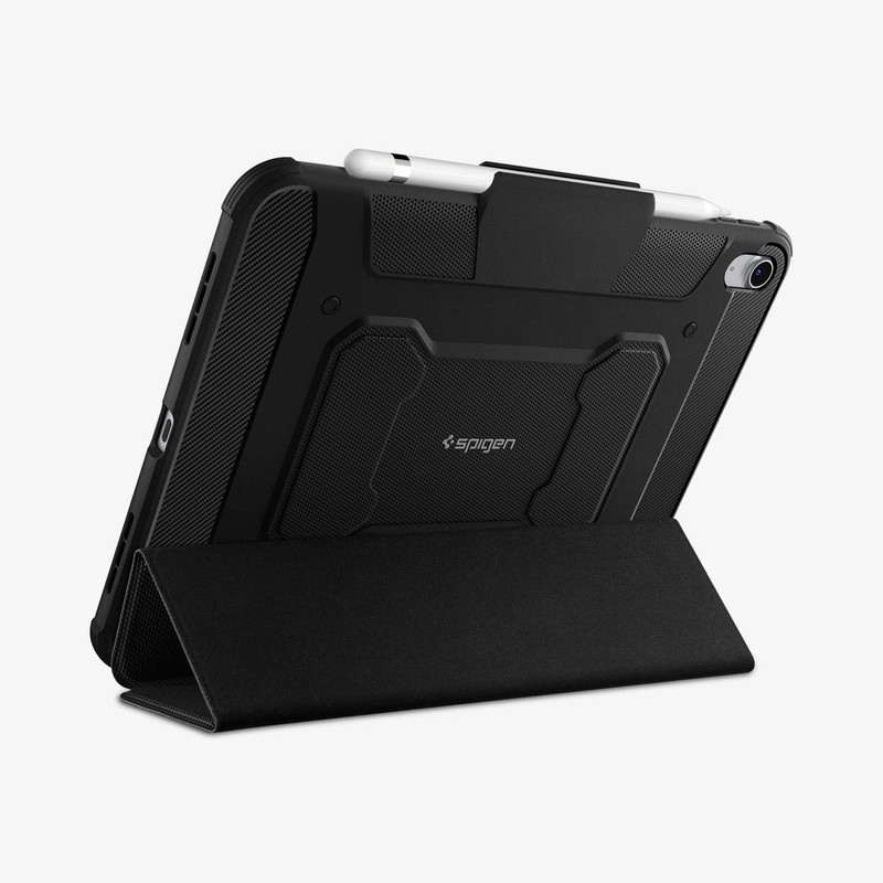 کیف کلاسوری اسپیگن مدل Rugged Armor Pro مناسب برای تبلت اپل iPad 11th A16 2025  10th 2022 11 Inch and 10.9