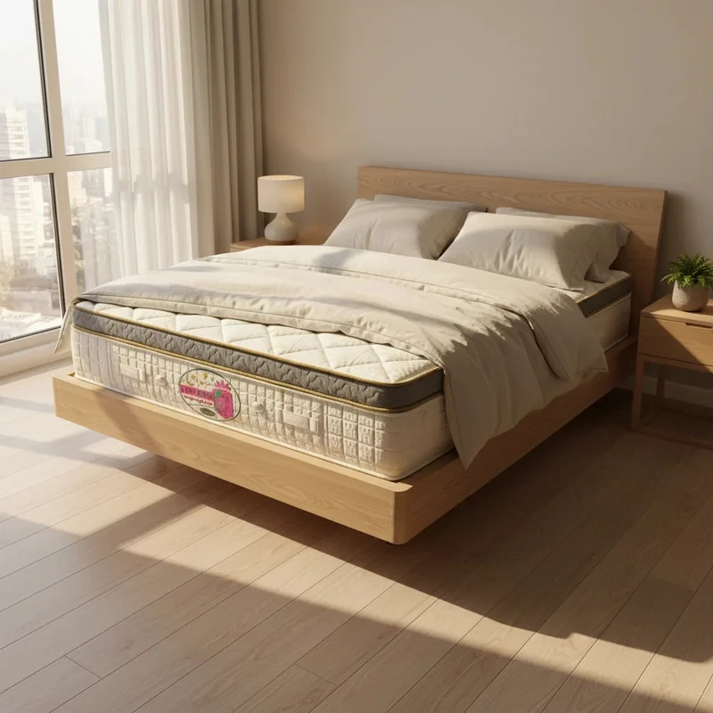 تشک طبی فنری لاین کینگ مدل پرمیوم اسلیپ یک نفره سایز 200×90 سانتی متر
