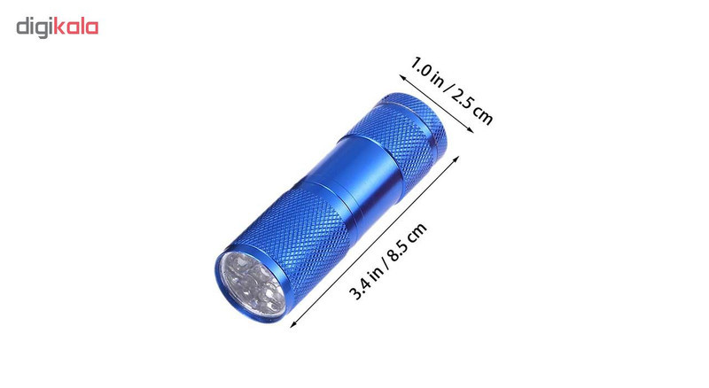 چراغ قوه UV فلیکسبل مدل UV blacklight 9 LED
