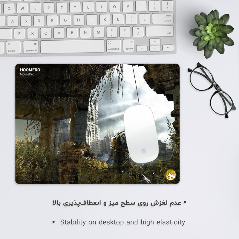 ماوس پد هومرو مدل A6824 طرح بازی Metro